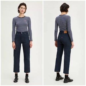 LEVI’S RIBCAGE STRAIGHT ANKLE CORDUROY PANTS 28X27